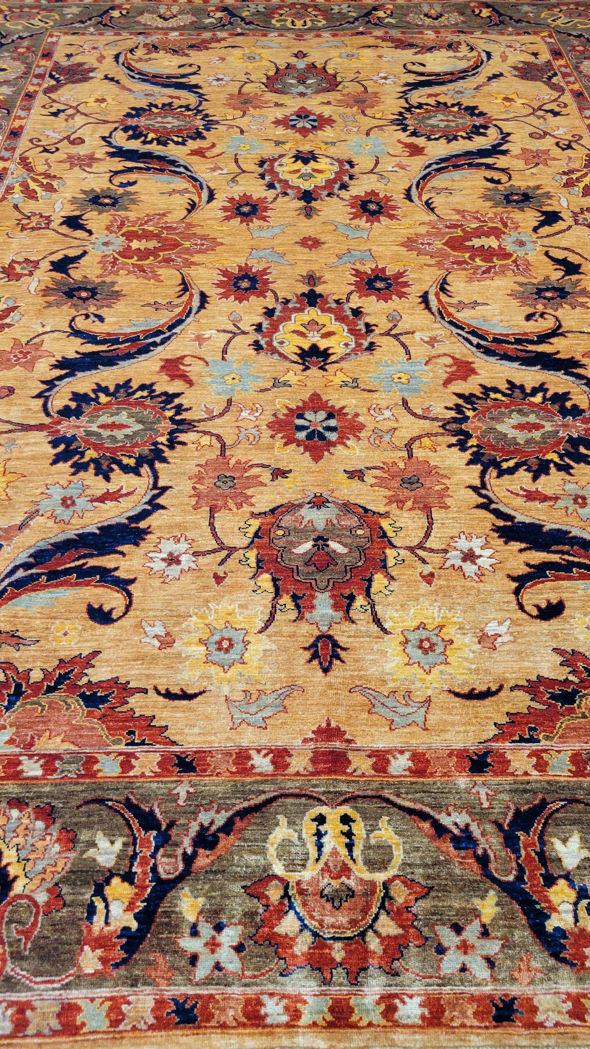 Afghan Oushak Size 10 X 13.3