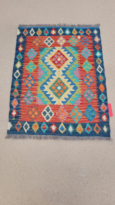 AFGHAN KILIM 2.10 X 3.10