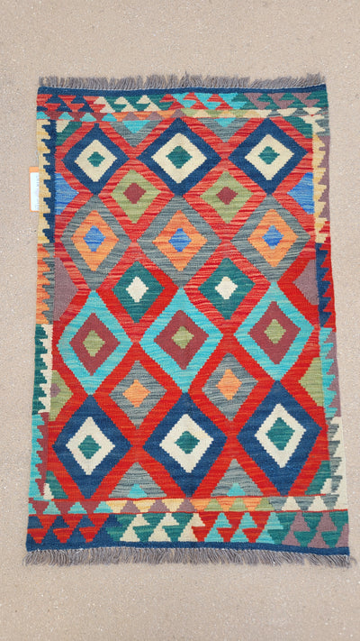 AFGHAN KILIM 2.7 X 4