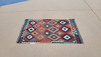 AFGHAN KILIM 2.7 X 4