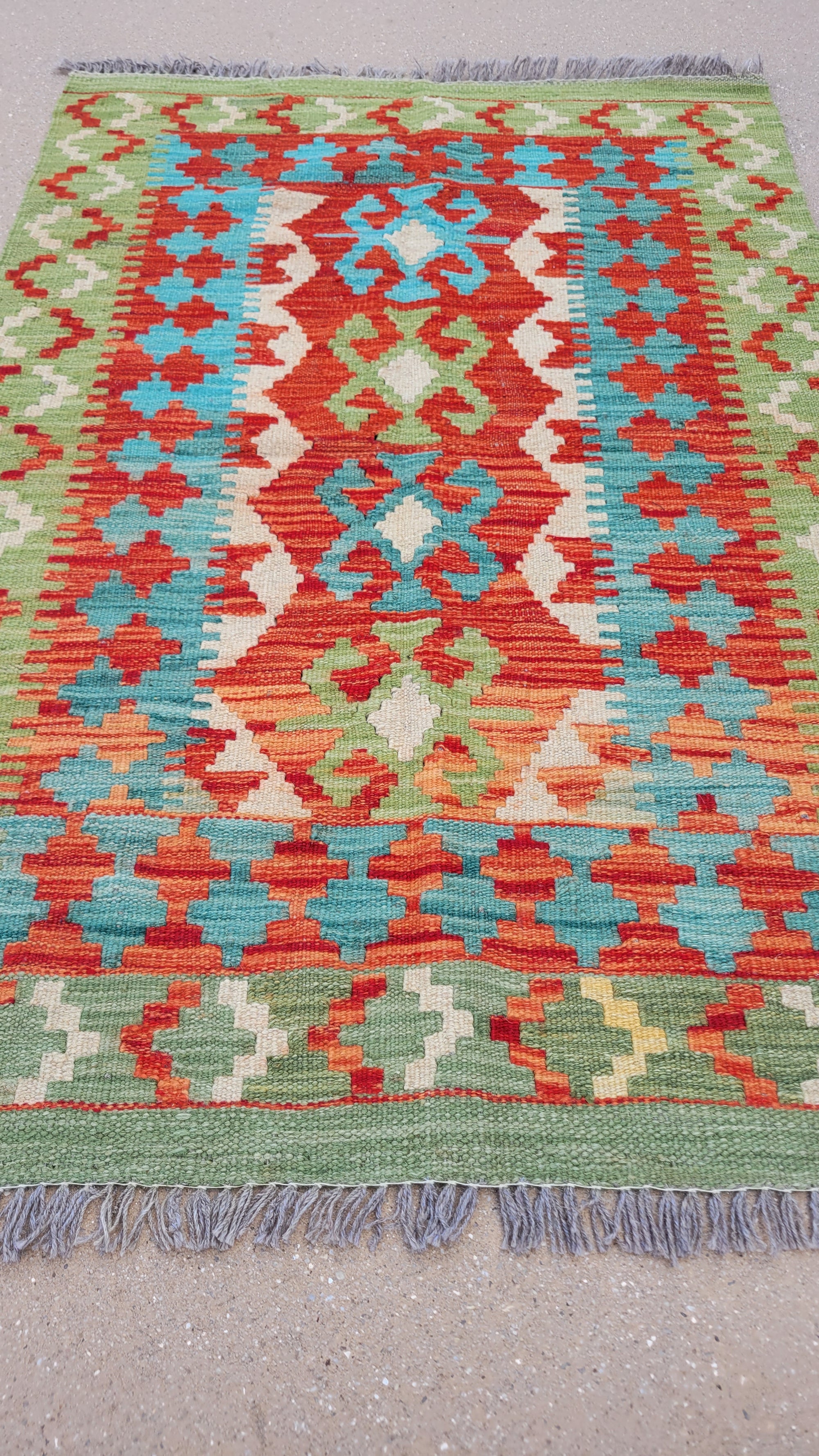 AFGHAN KILIM 2.9 X 4