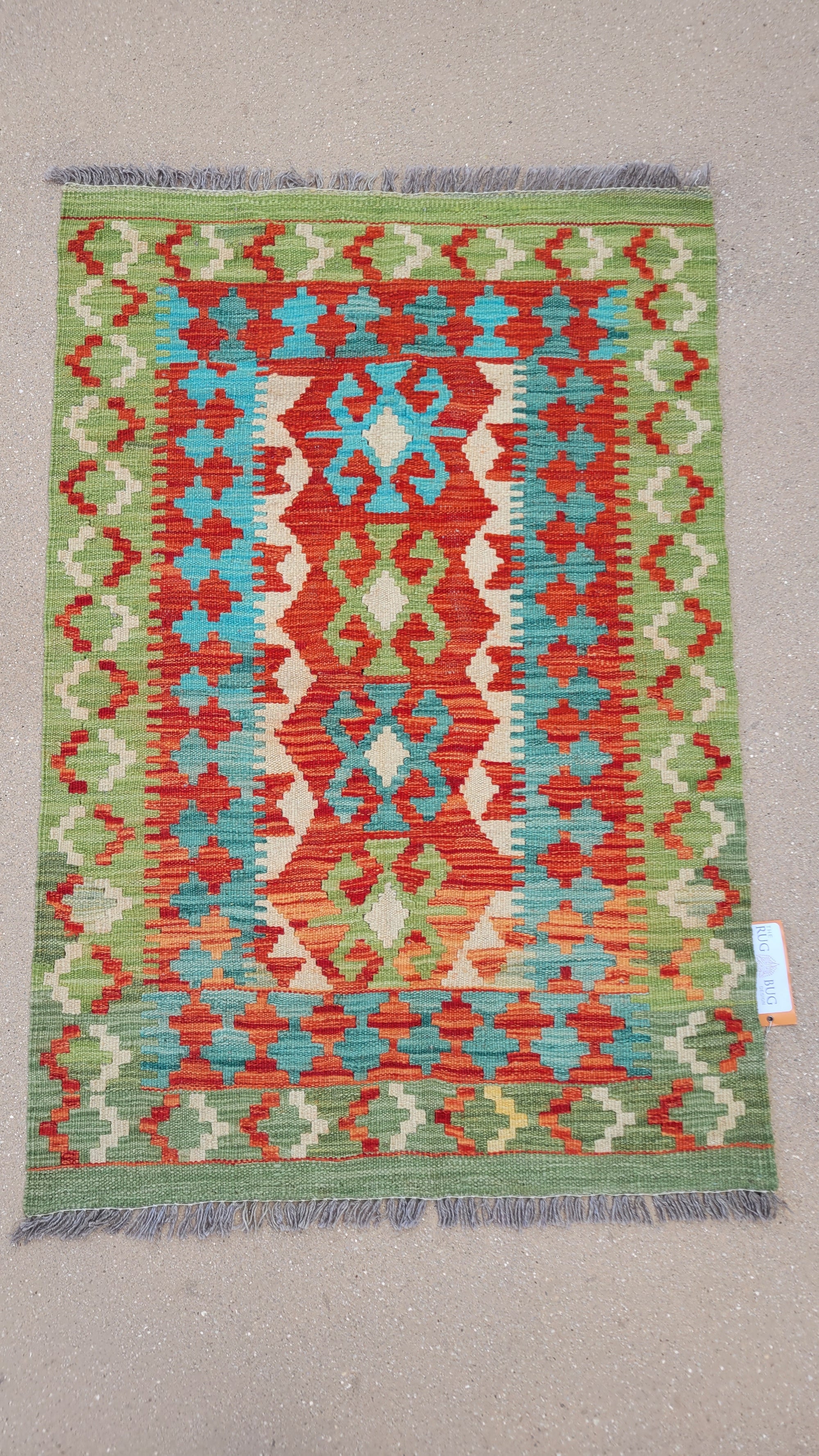AFGHAN KILIM 2.9 X 4