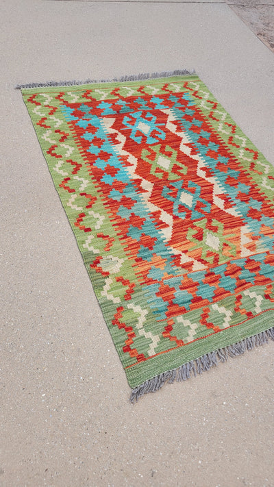 AFGHAN KILIM 2.9 X 4