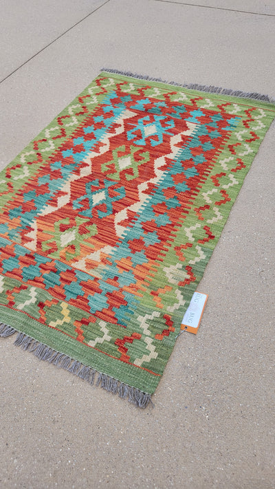 AFGHAN KILIM 2.9 X 4