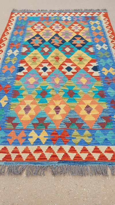 AFGHAN KILIM 2.5 X 5.3