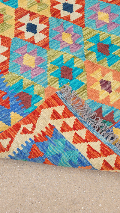 AFGHAN KILIM 2.5 X 5.3