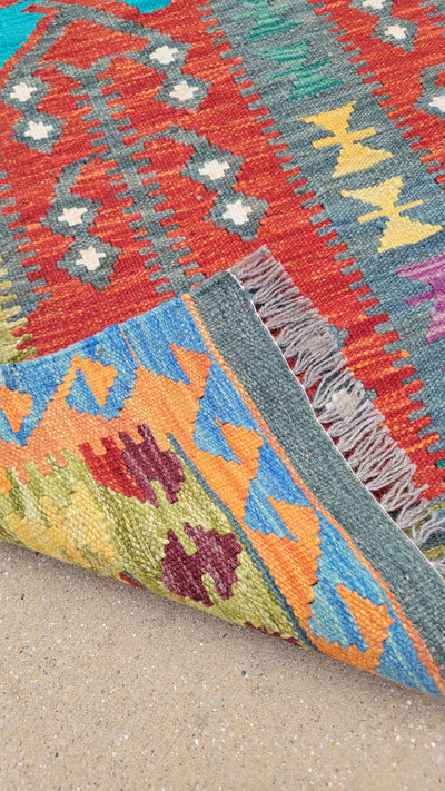 AFGHAN KILIM 3.4 X 5