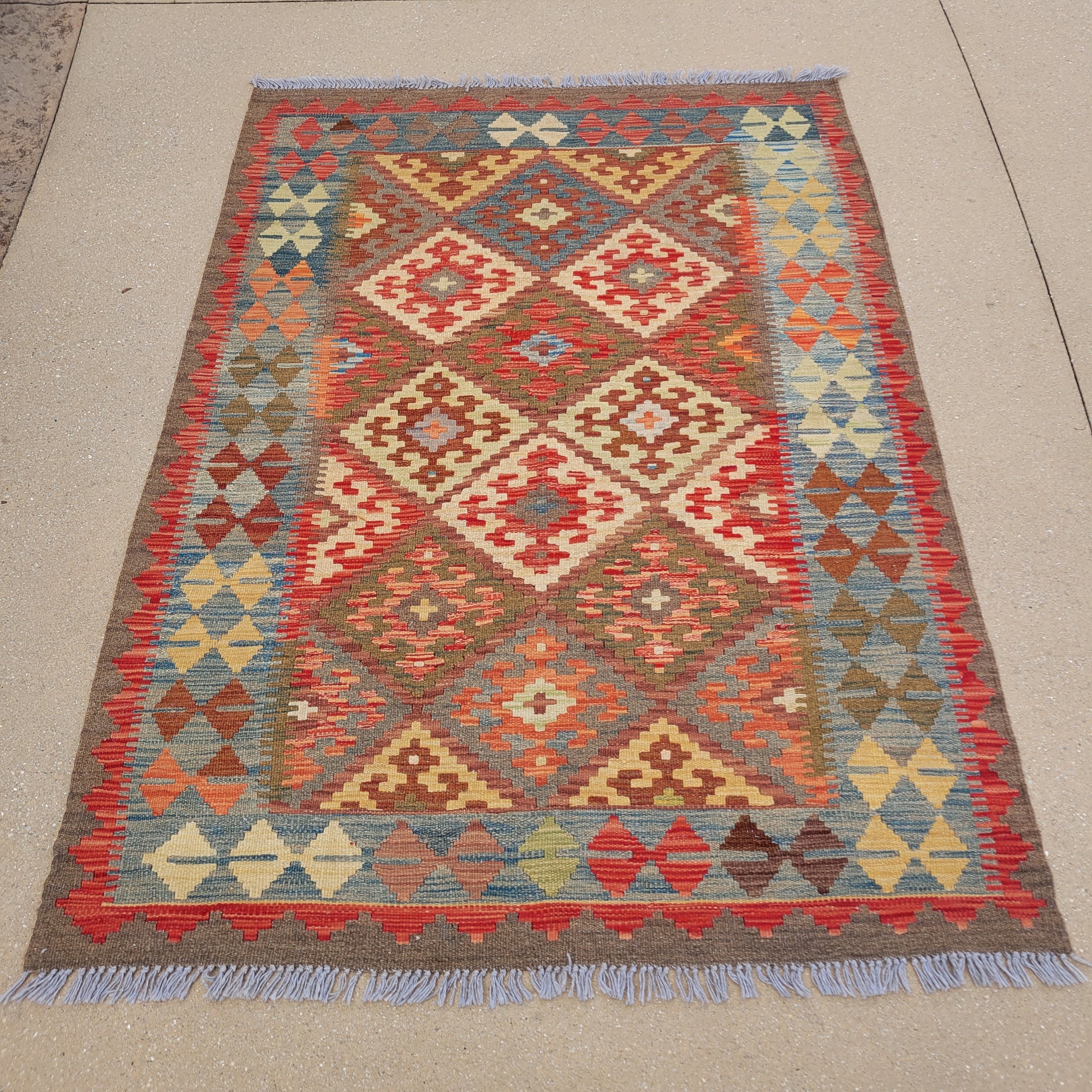 AFGHAN KILIM 4 X 5.6