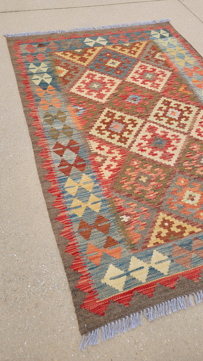 AFGHAN KILIM 4 X 5.6