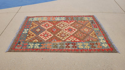 AFGHAN KILIM 4 X 5.6