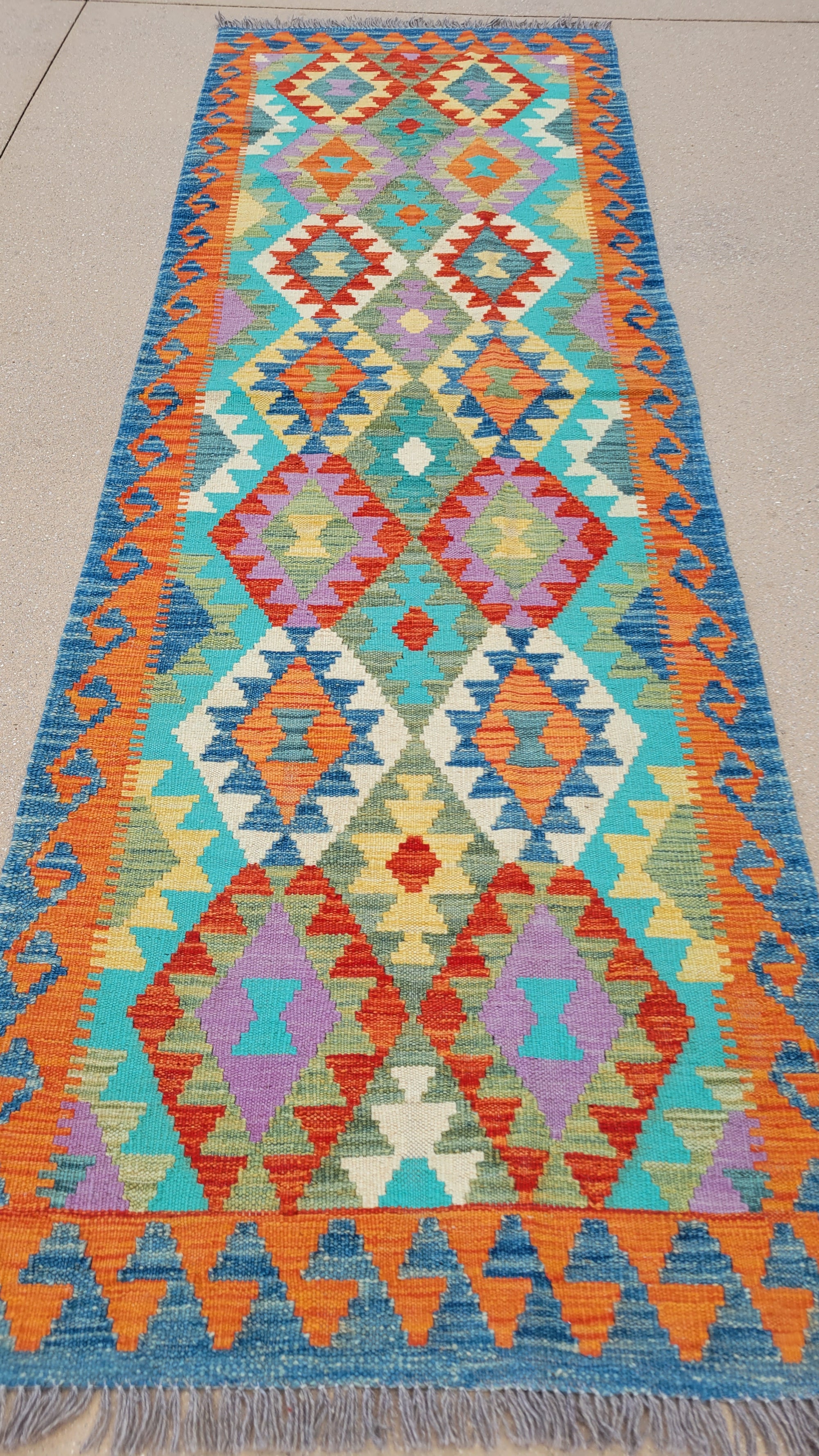 AFGHAN KILIM 2.8 X 8