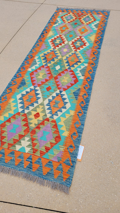 AFGHAN KILIM 2.8 X 8