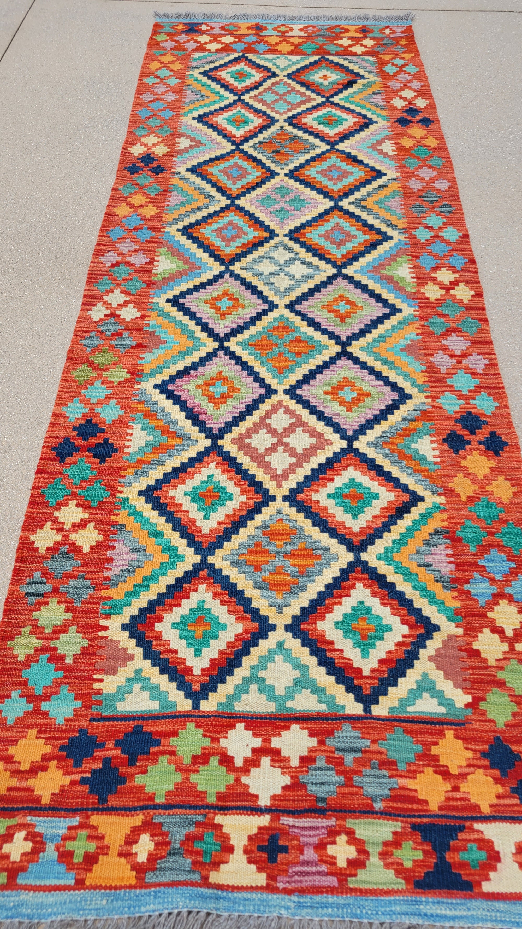 AFGHAN KILIM 2.8 X 8