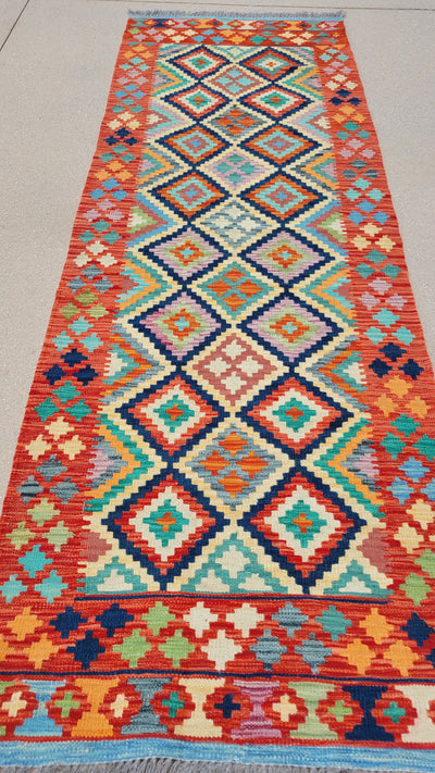 AFGHAN KILIM 2.8 X 8