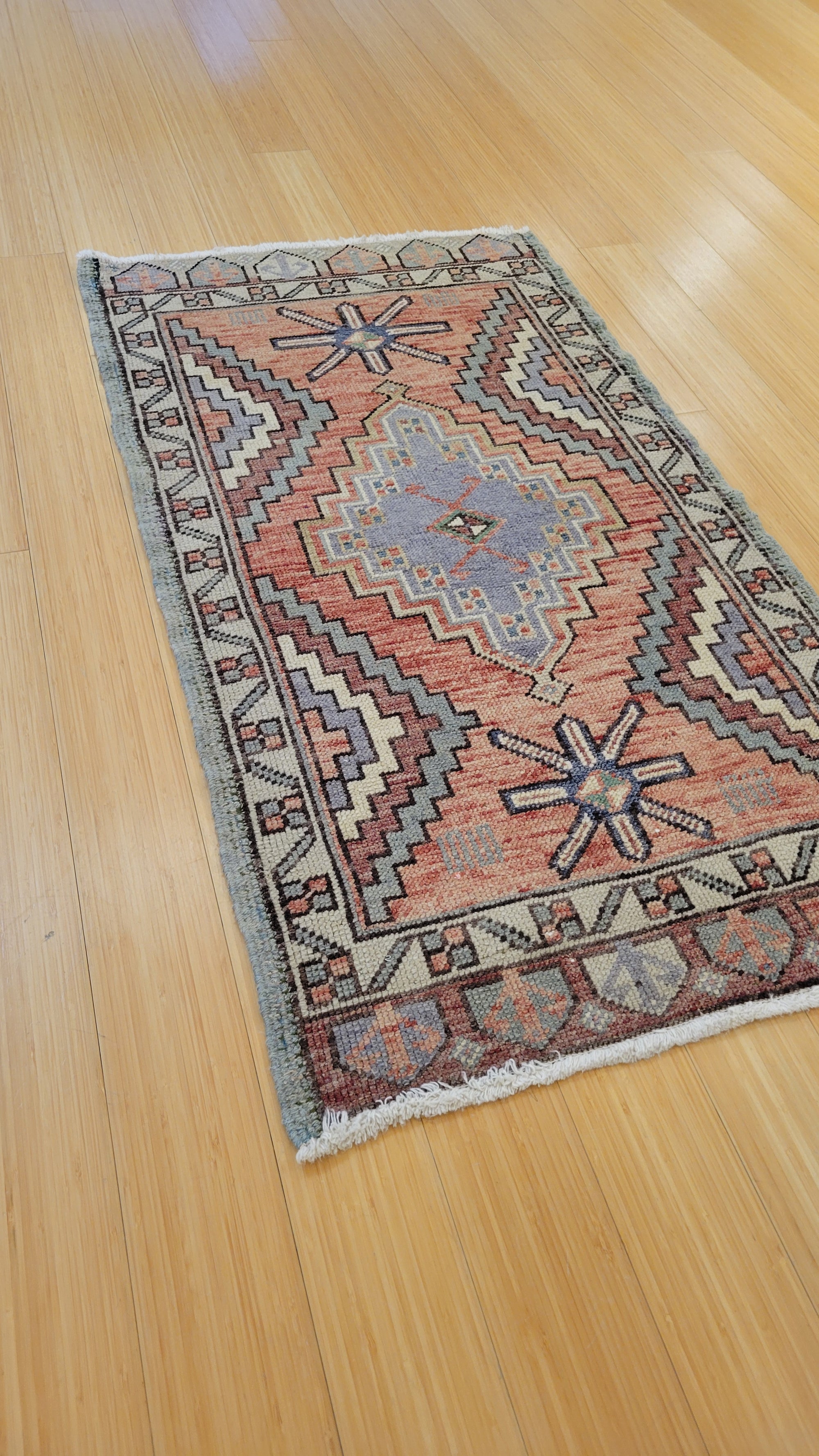 VINTAGE TURKISH OUSHAK 2X3.8