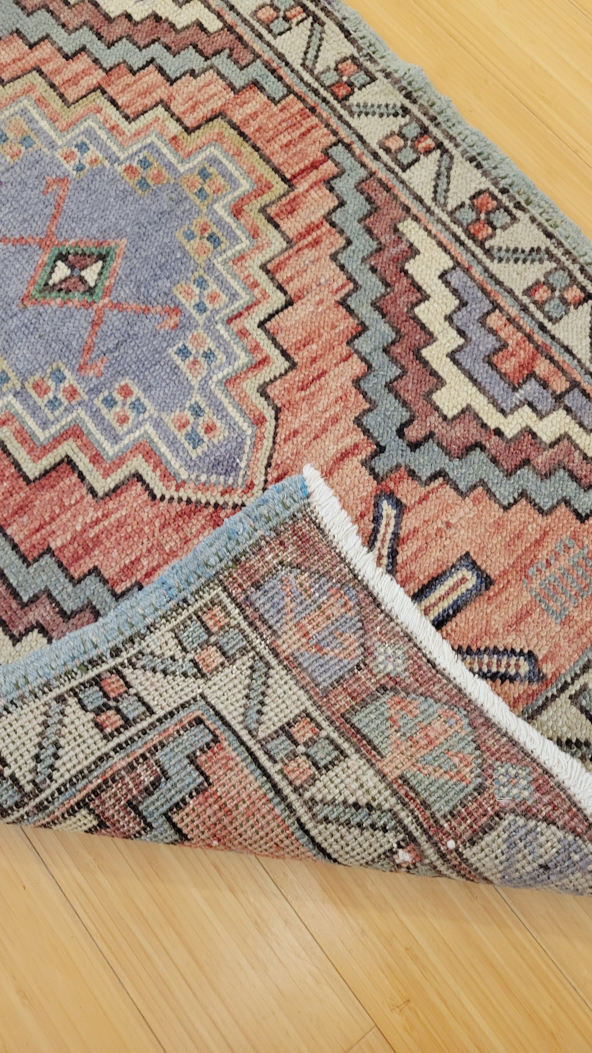 VINTAGE TURKISH OUSHAK 2X3.8