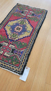 Vintage Turkish Oushak    1.9X3.5