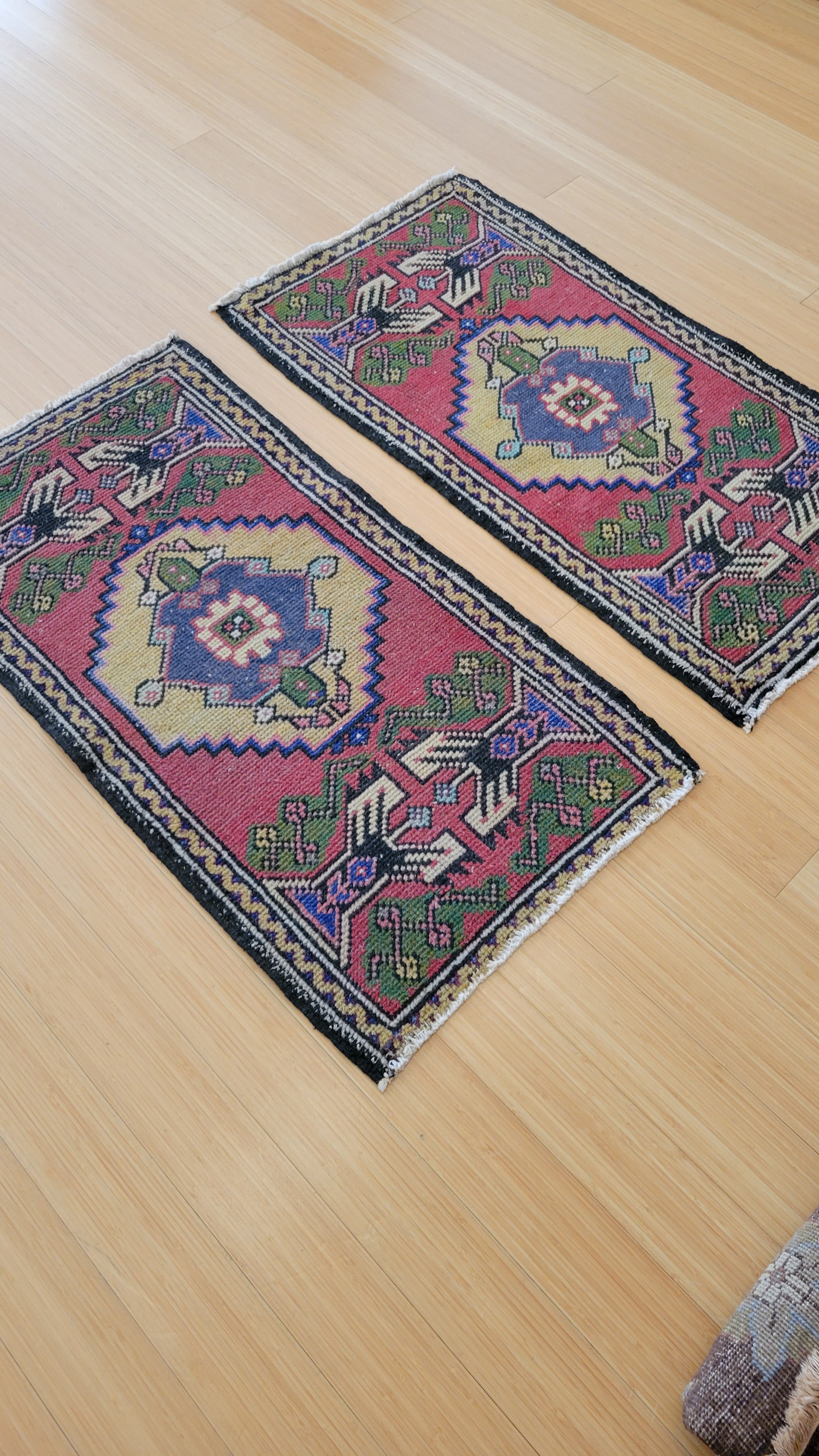TWINS - Vintage Turkish Oushak    1.9X3.5