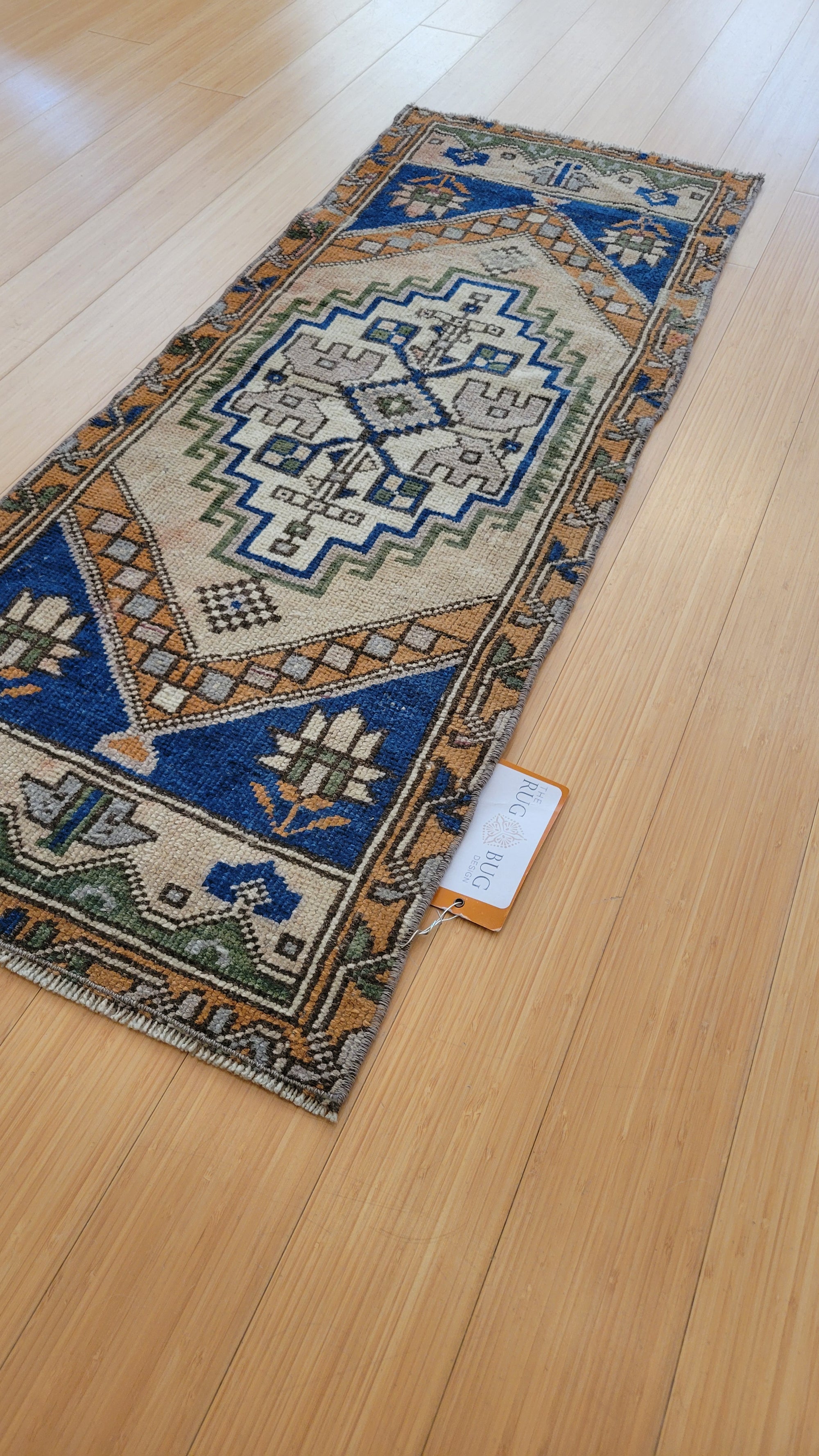 Vintage Turkish Oushak 1.6X3.10