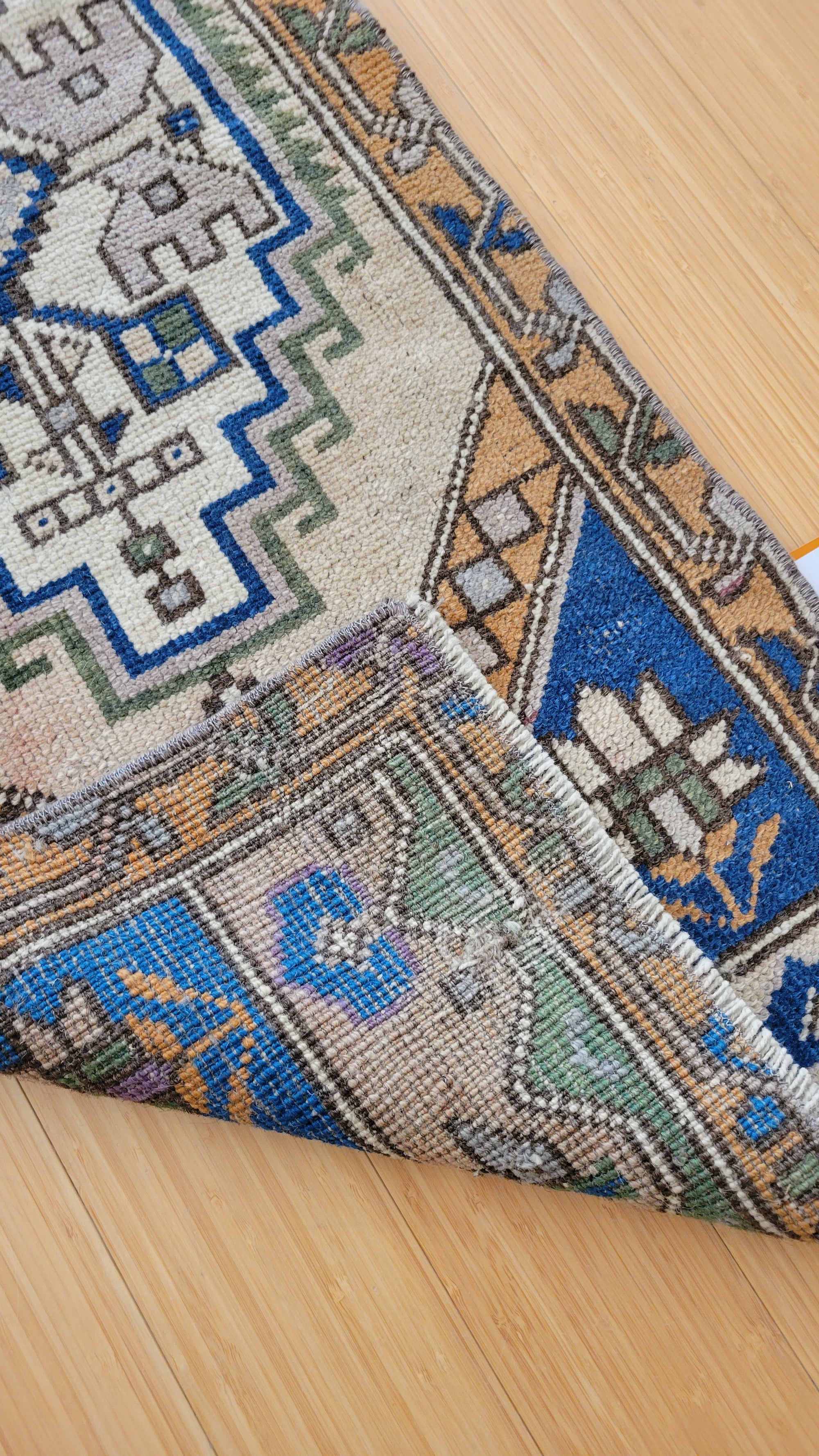 Vintage Turkish Oushak 1.6X3.10