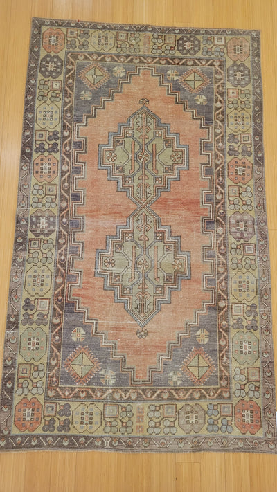 Vintage Turkish 3.7 X 6.2