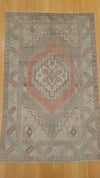 Vintage Turkish Oushak 3.7 X 5.7