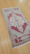 VINTAGE TURKISH OUSHAK 1.9X3.2