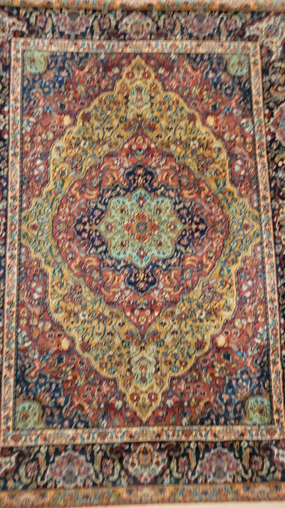 VINTAGE KARASTAN MEDALLION KIRMAN 4.3X6