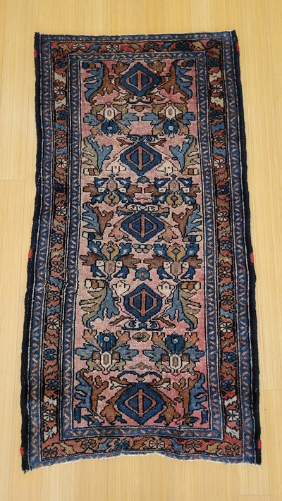 Vintage Persian Hamadan 2.5X4.9