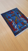 AFGHAN WAR RUG 2X2.6