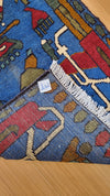 AFGHAN WAR RUG 2X2.6