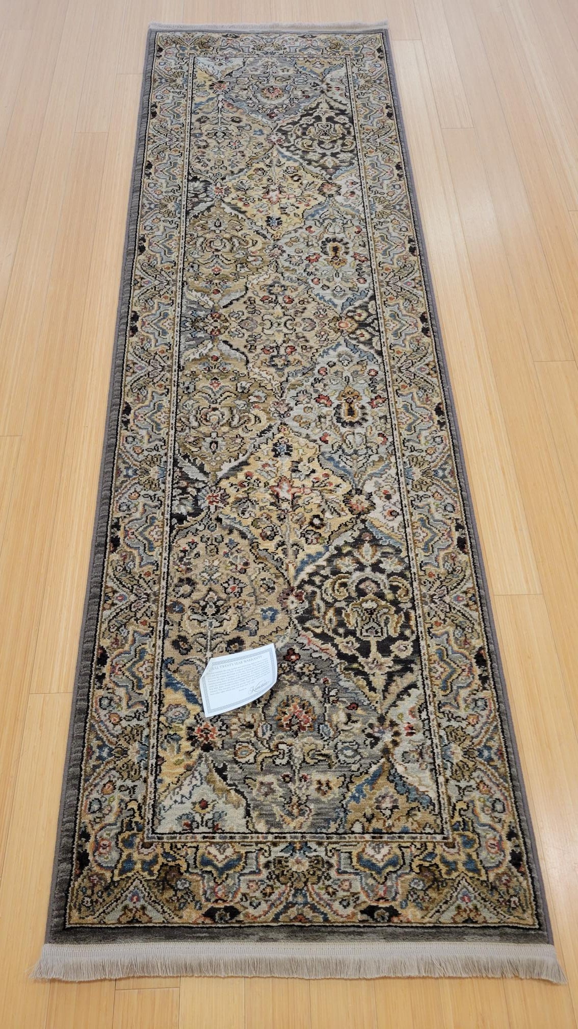 NEW Karastan Original Kirman Granite Size 2.6 X 8.6
