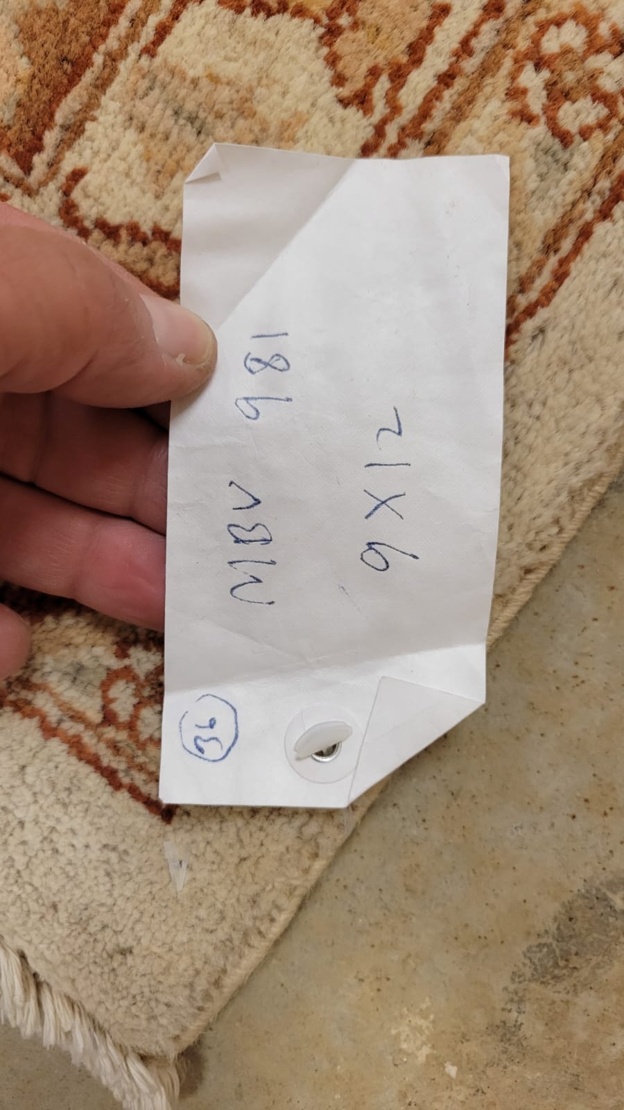 AFGHAN OUSHAK 9 X 12