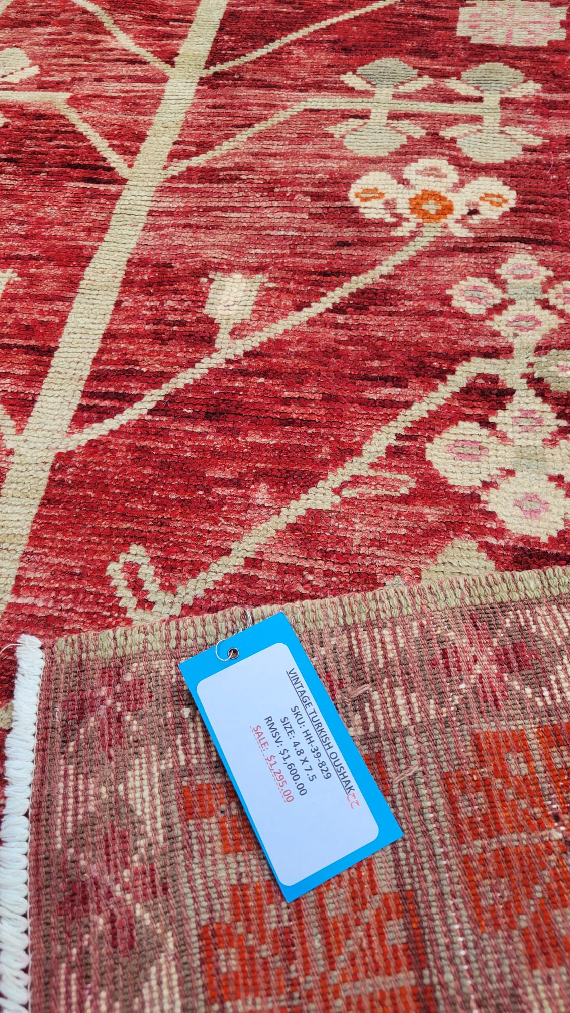 Afghan Oushak  4.8 X 7.5