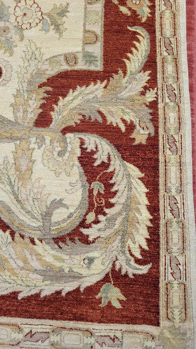 AFGHAN AUBUSSON SIZE 9.10x13.9