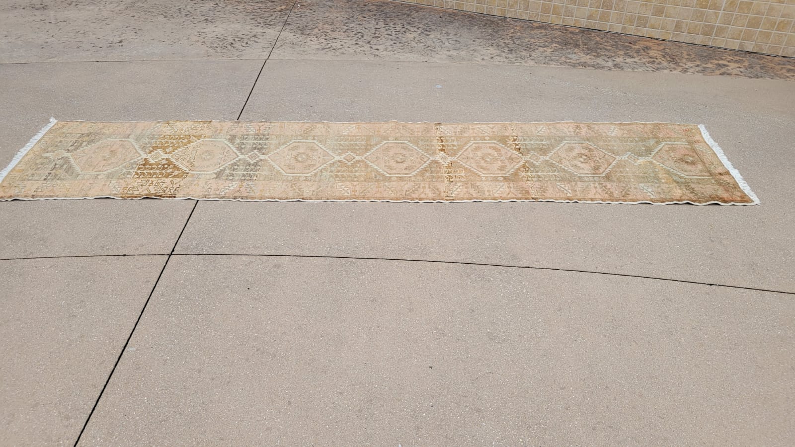 Vintage Turkish Kaysari 2.4x10.6