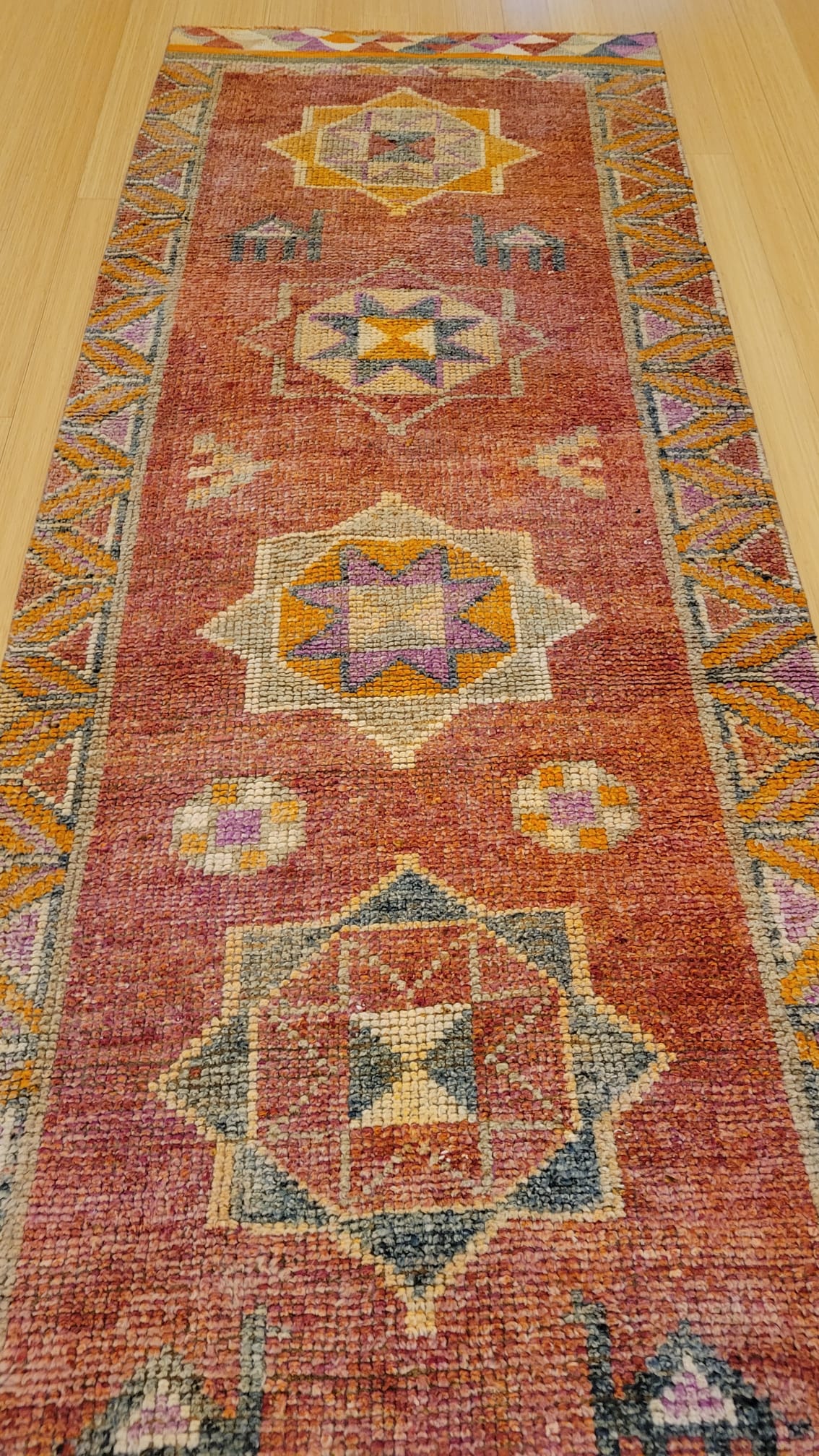 VINTAGE TURKISH HERKI 2.8 X 10.2