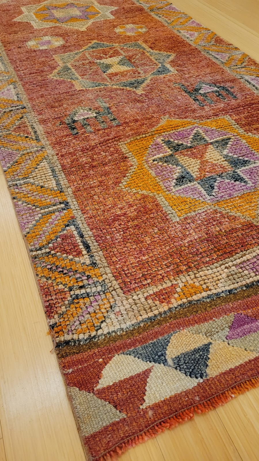 VINTAGE TURKISH HERKI 2.8 X 10.2