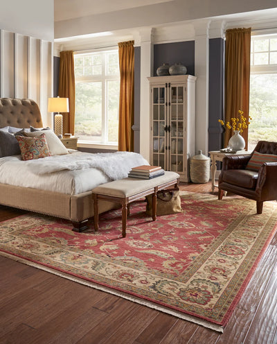 New Karastan Ashara Agra Red Area Rug Size 11.5 x 16
