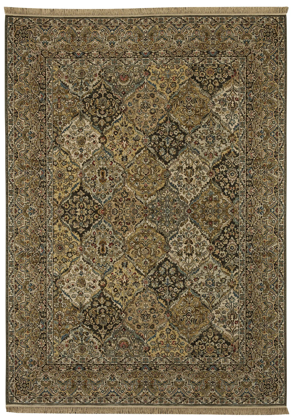 NEW Karastan Original Kirman Granite Size 5.9x9
