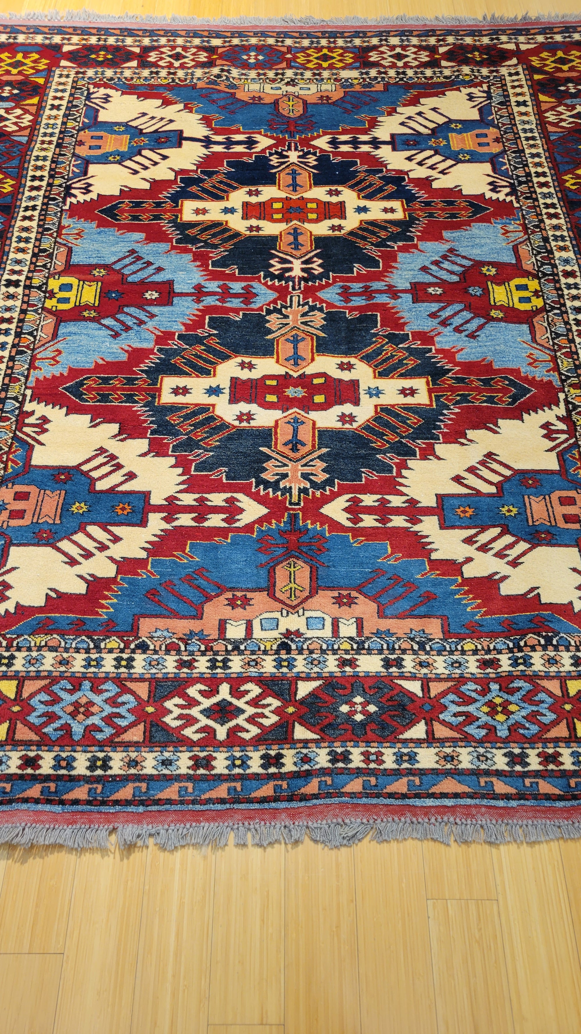 Afghan Tribal Kazak 6.6 X 7.5