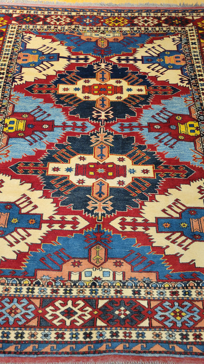 Afghan Tribal Kazak 6.6 X 7.5