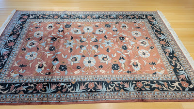 Uzbek Hand Knotted Wool Rug