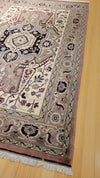 Uzbek Hand Knotted Wool Rug