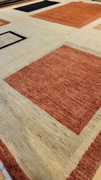 Afghan Modern Rug  9 X 11.10