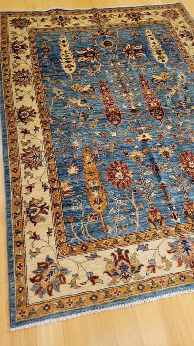 Afghan Oushak Size 5.1 X 6.6