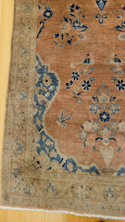 Vintage Persian Mahal  3.7 X 10.8