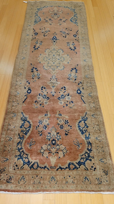 Vintage Persian Mahal  3.7 X 10.8